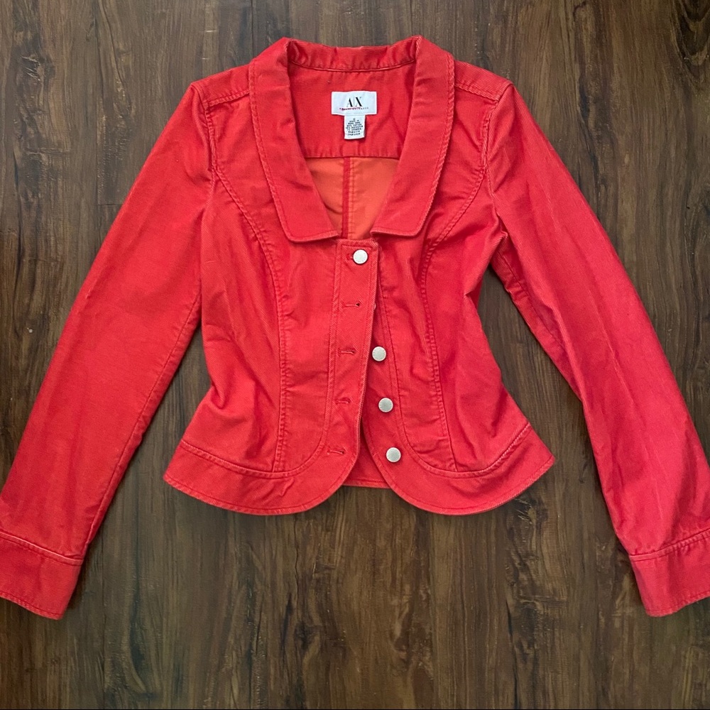 Armani Exchange Corduroy Blazer Jacket